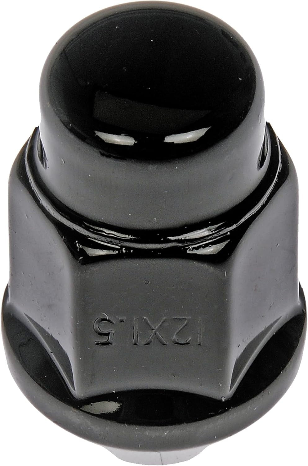 711-346 Black Chrome Acorn M12-1.50 Compatible with Select Models, 20 Pack