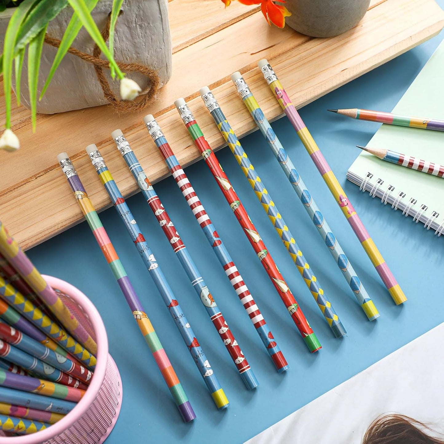 120 Pcs Dr. Party Favor Pencils Bulk with Erasers Dr. Party Gifts Accessories