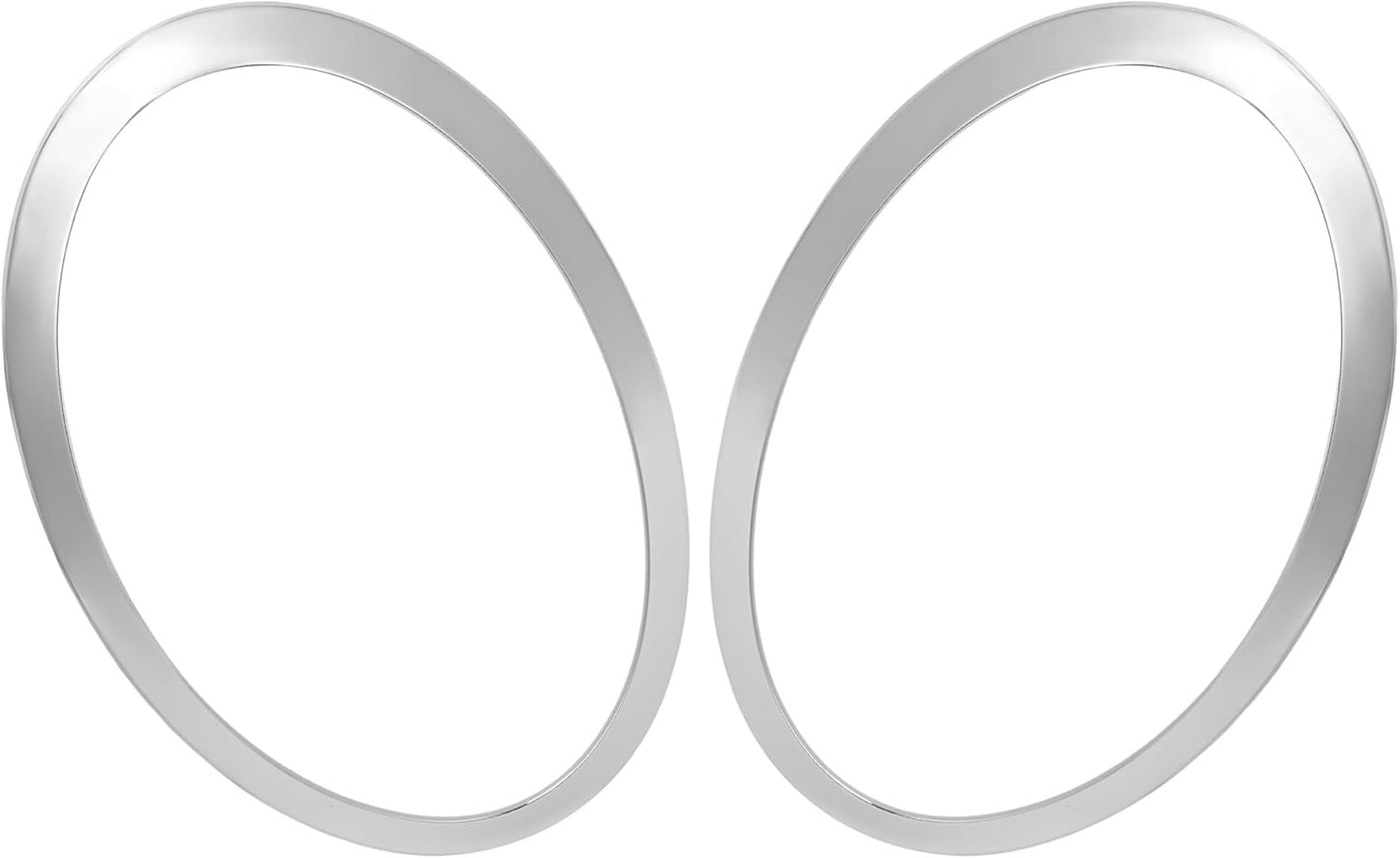 Pair Headlight Bezels Compatible with 2014-2024 Mini Cooper S F55 F56 F57 Models