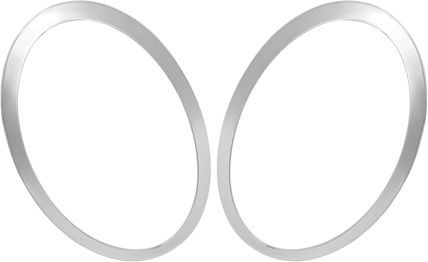 Pair Headlight Bezels Compatible with 2014-2024 Mini Cooper S F55 F56 F57 Models