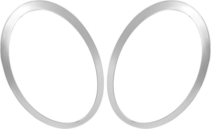Pair Headlight Bezels Compatible with 2014-2024 Mini Cooper S F55 F56 F57 Models