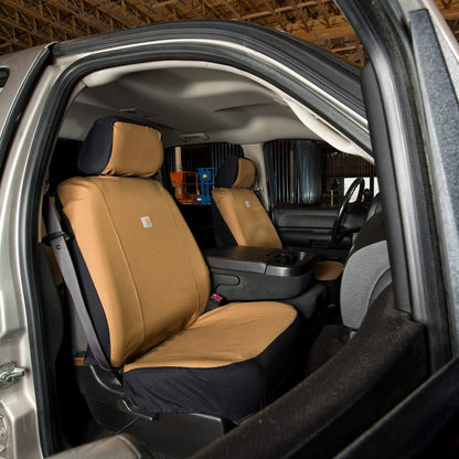 Universal Nylon Duck Canvas Fitted Bucket Seat Cover, Durable Seat Protection