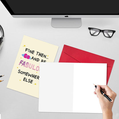 Funny Leaving Card for Coworkers, Humorous Farewell Cards for Coworkers Friend