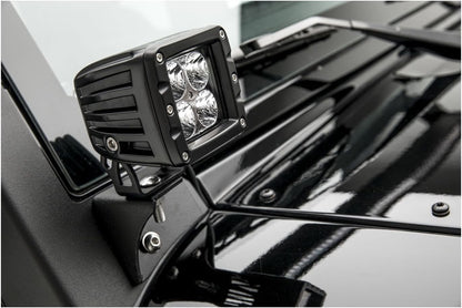 AR15800 Jeep Wrangler JK Windshield Light Brackets, LEDs Sold Separately
