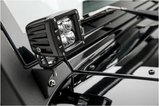 AR15800 Jeep Wrangler JK Windshield Light Brackets, LEDs Sold Separately