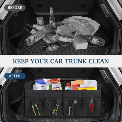 Car Trunk Organizer Large Capacity Waterproof Car Accessories for Women & Men