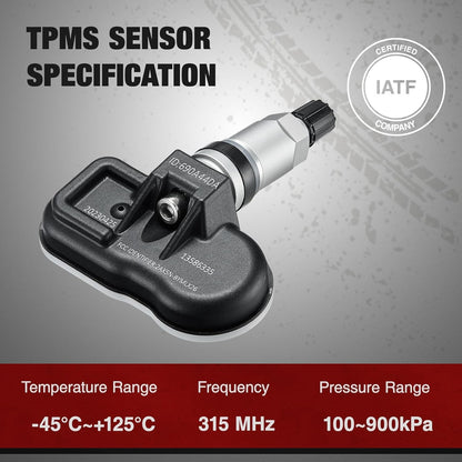 Upgrade TPMS Sensor 2006-2020 GM 315Mhz Tire Pressure Monitoring Sensor