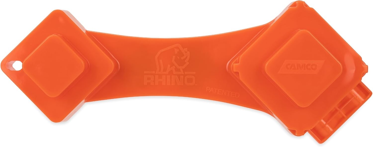 RhinoFLEX 6-in-1 Camper/RV Sewer Wrench - Compatible with 3-Inch and 4-Inch Male