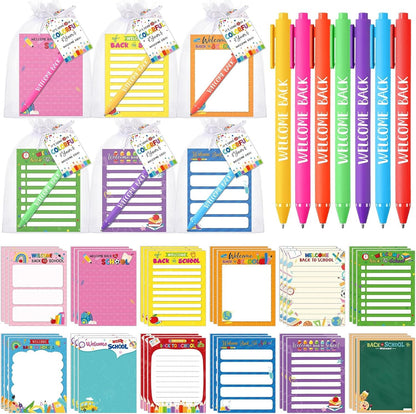 36 Sets Back to School Gifts for Students Welcome Back Sticky Notes Pens Notepad