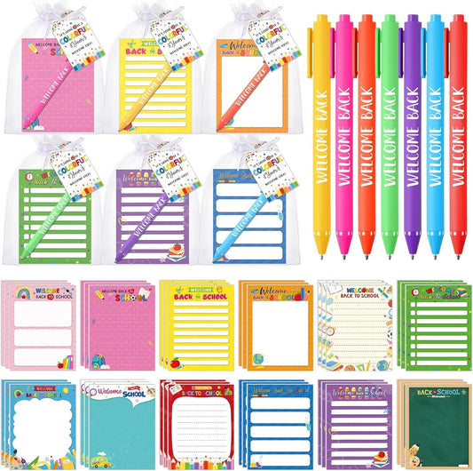 36 Sets Back to School Gifts for Students Welcome Back Sticky Notes Pens Notepad