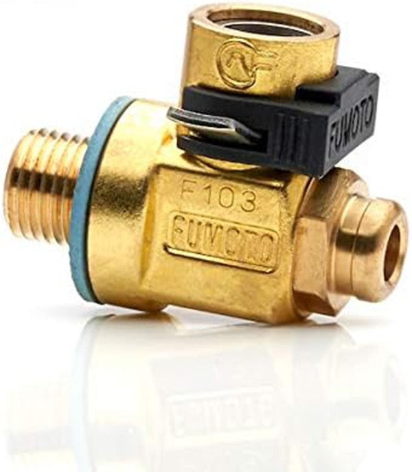 F137S LC-10 S-Series Large Body Valve with Short Nipple and LC-10 Lever Clip