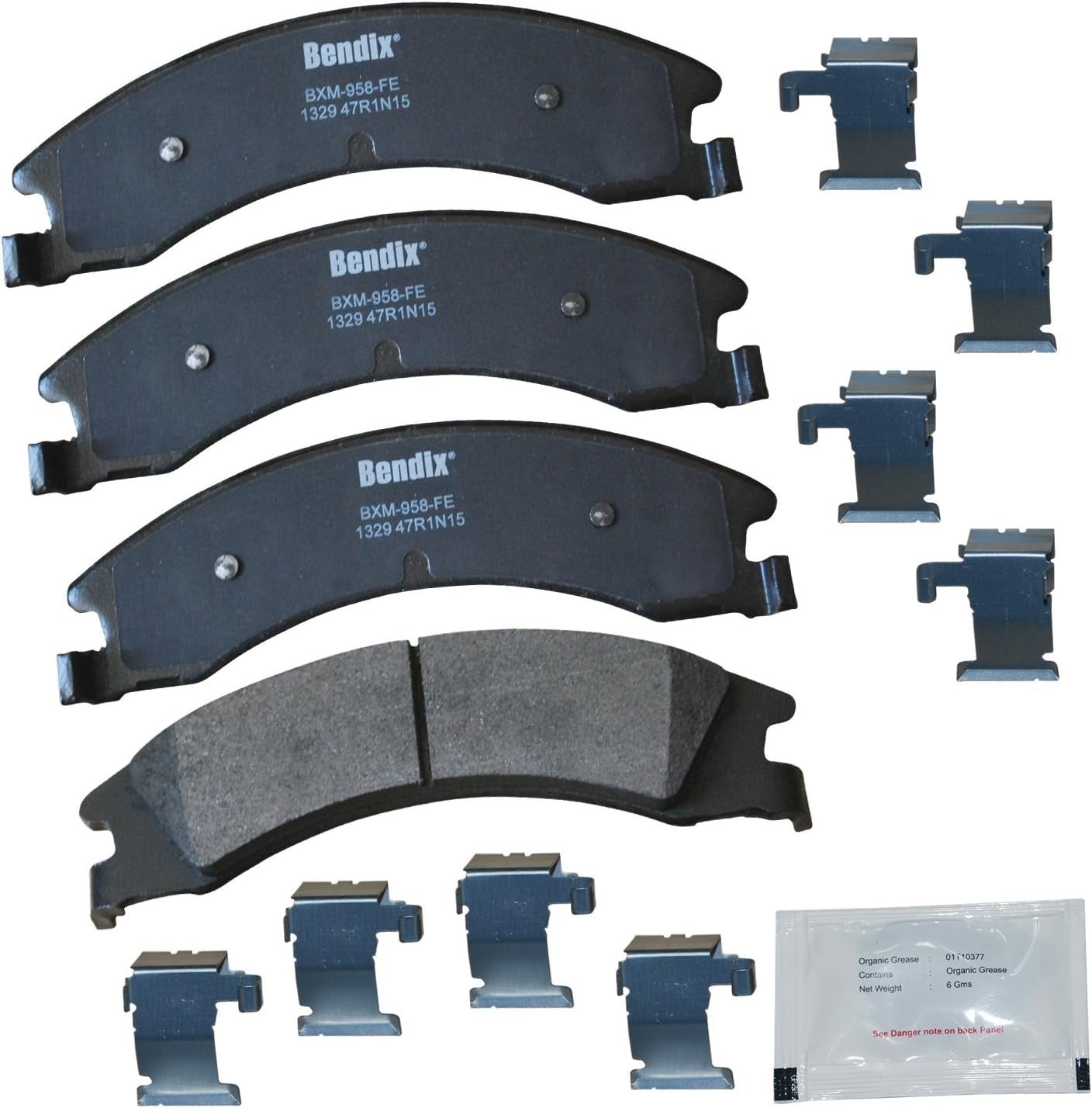CFM1329 Semi-Metallic Rear Brake Pads Select Models Ford E-150 E-150 Econoline