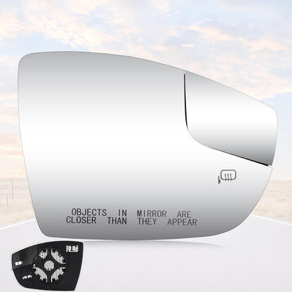 Side Mirror Glass Fit for Ford Focus 2012-2018 Passenger Right Heated Side View