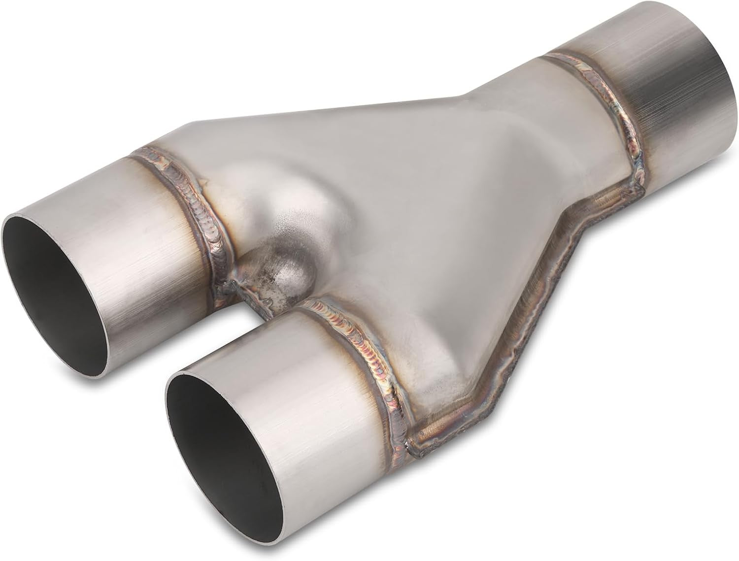 2.5 inch Exhaust Y Pipe, 2.5" Single to 2.5" Dual Exhaust Adapter Connector