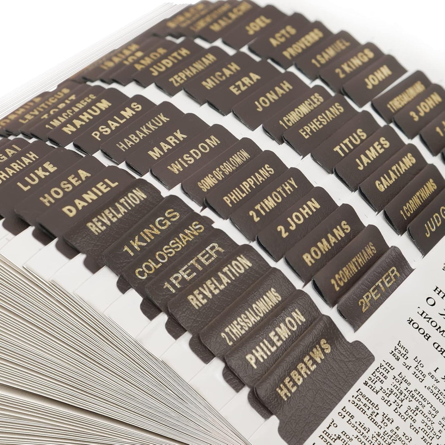 Leather Bible Tabs Personalized Bible Journaling Tabs Women and Girl 100 Bible