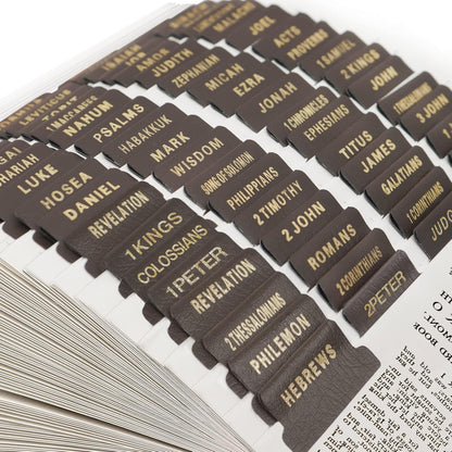 Leather Bible Tabs Personalized Bible Journaling Tabs Women and Girl 100 Bible