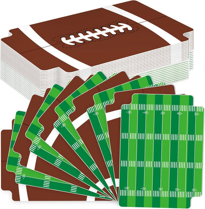 50 Pack Plastic Tabbed Football Card Dividers, Sports Trading Card Separators