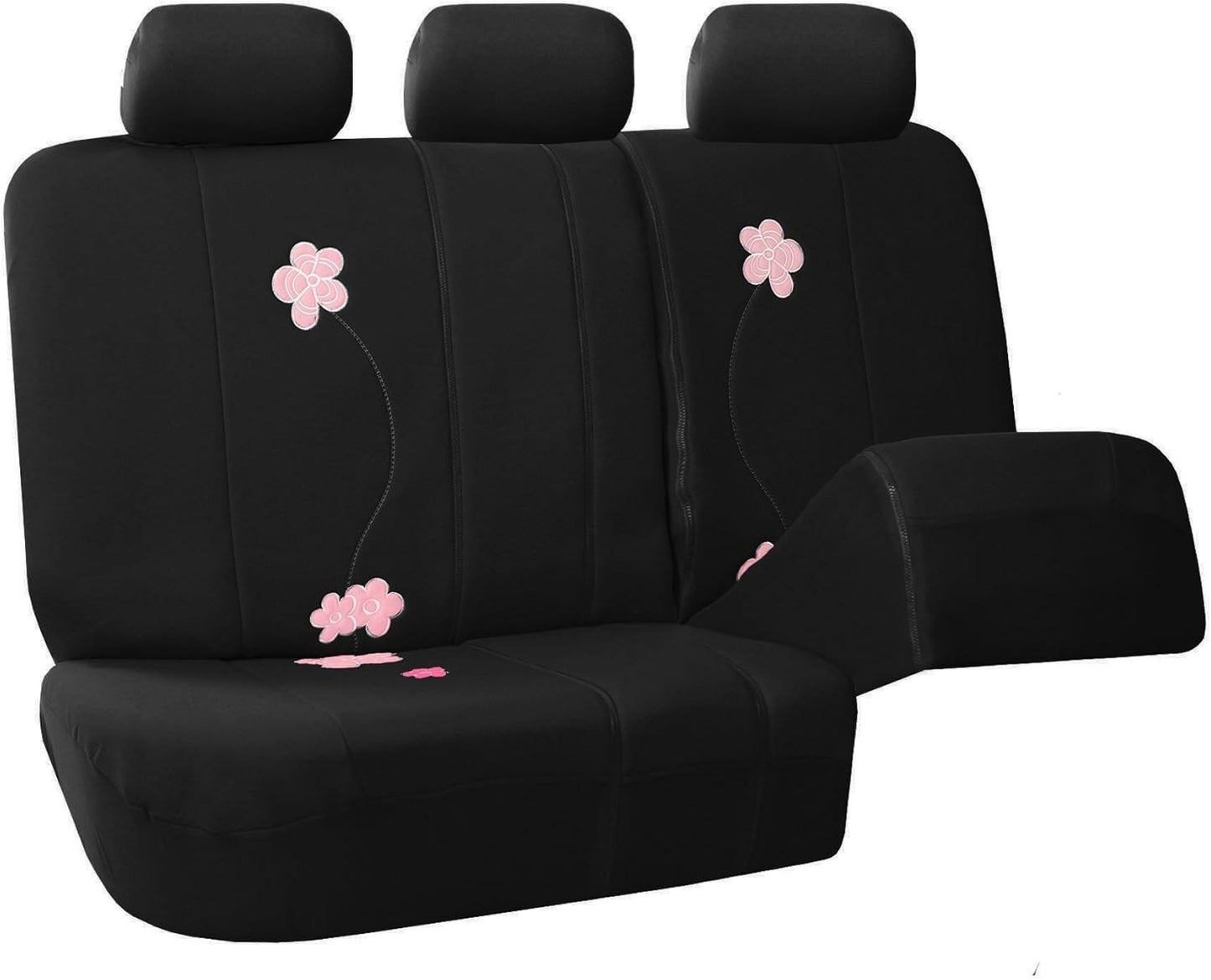 Full Set Cloth Car Seat Covers, Universal Fit, Low Back Front Seat Covers