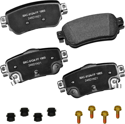 Premium SBC1965 Ceramic Rear Brake Pads for Nissan LEAF 2025-2018, Qashqai