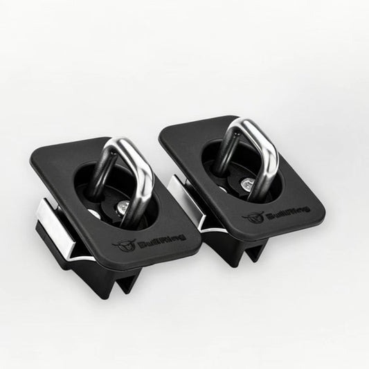 Offset Flush Fit Retractable Truck Bed Tie Downs for '15-'25 Ford F150, '17-'25