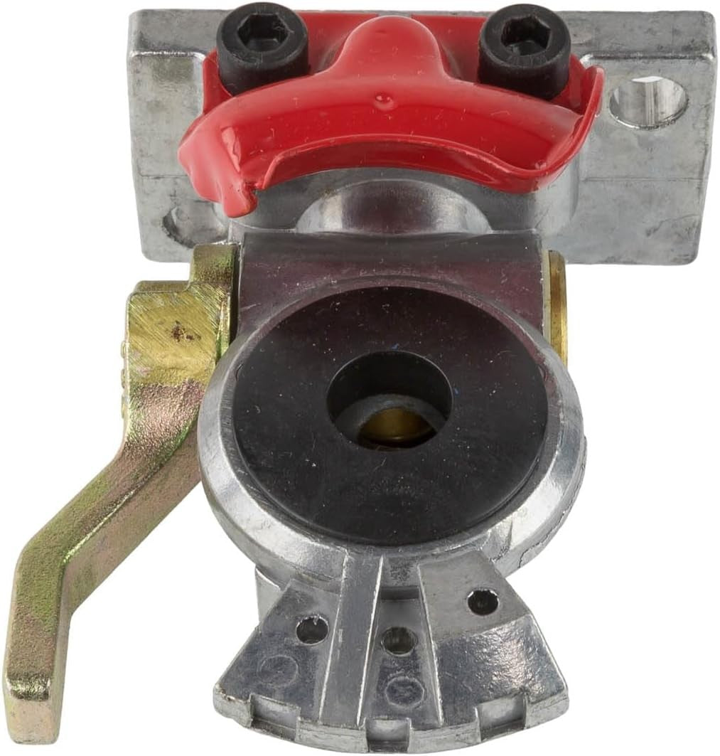 WITH SHUTOFF LEVER - EMERGENCY RED