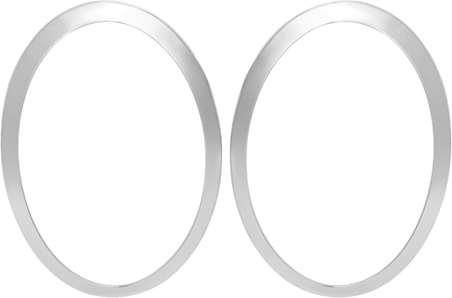 Pair Headlight Bezels Compatible with 2014-2024 Mini Cooper S F55 F56 F57 Models