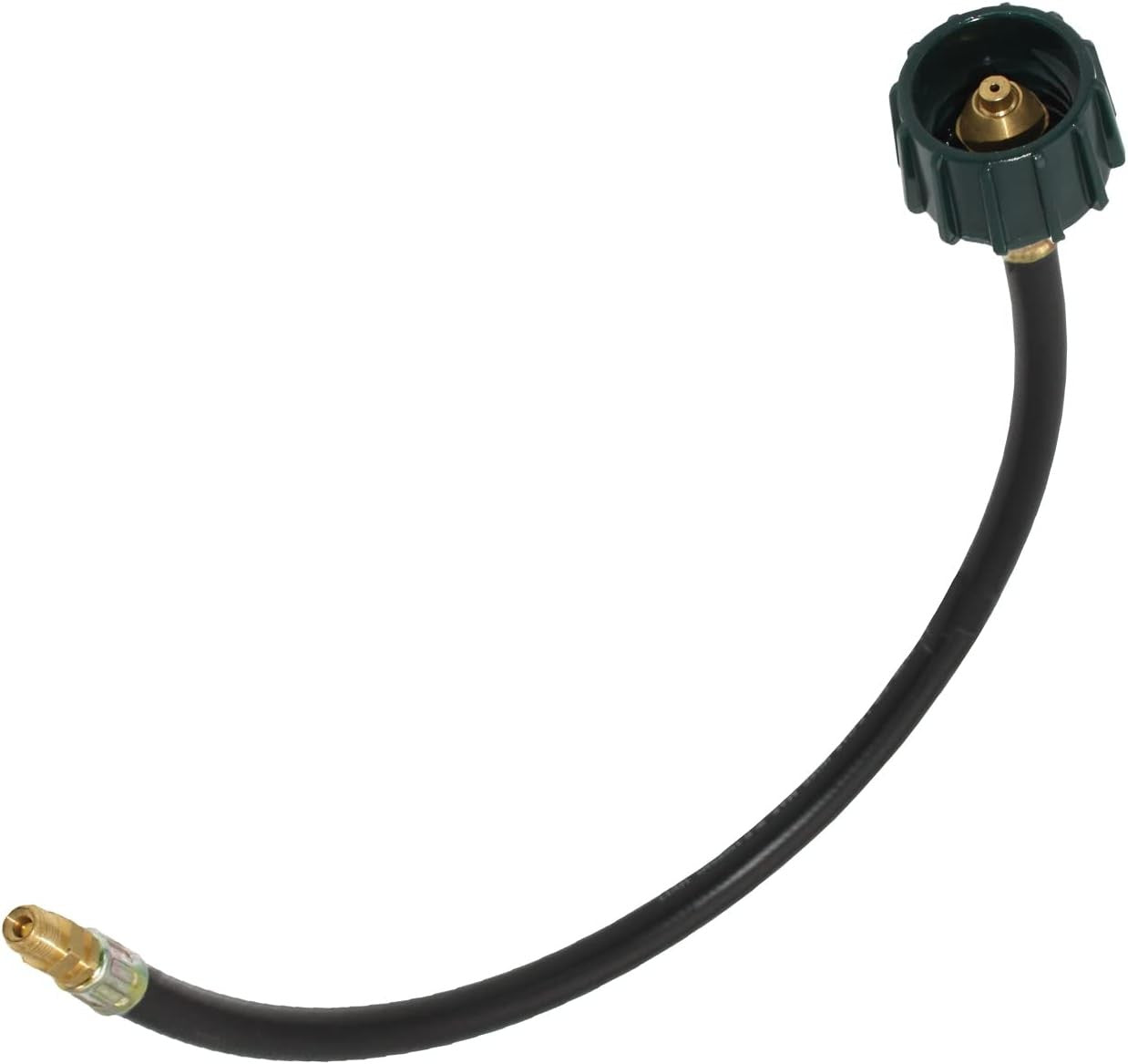 18-inch Pigtail Hose Connectors, 1/4" Male Inverted FLARE (NOT NPT) for RV, Van