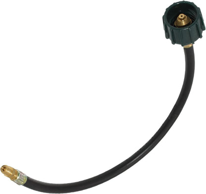 18-inch Pigtail Hose Connectors, 1/4" Male Inverted FLARE (NOT NPT) for RV, Van