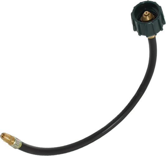 18-inch Pigtail Hose Connectors, 1/4" Male Inverted FLARE (NOT NPT) for RV, Van