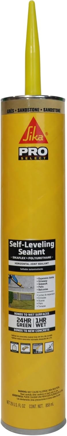 Sikaflex Self Leveling Sealant, Sandstone, 29 fl oz fL, Polyurethane, Sealing