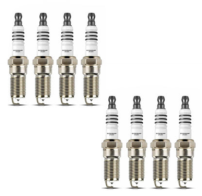 Iridium Platinum Spark Plugs with Ford F-150 F-150 Heritage Mustang, Crown 8 PCS