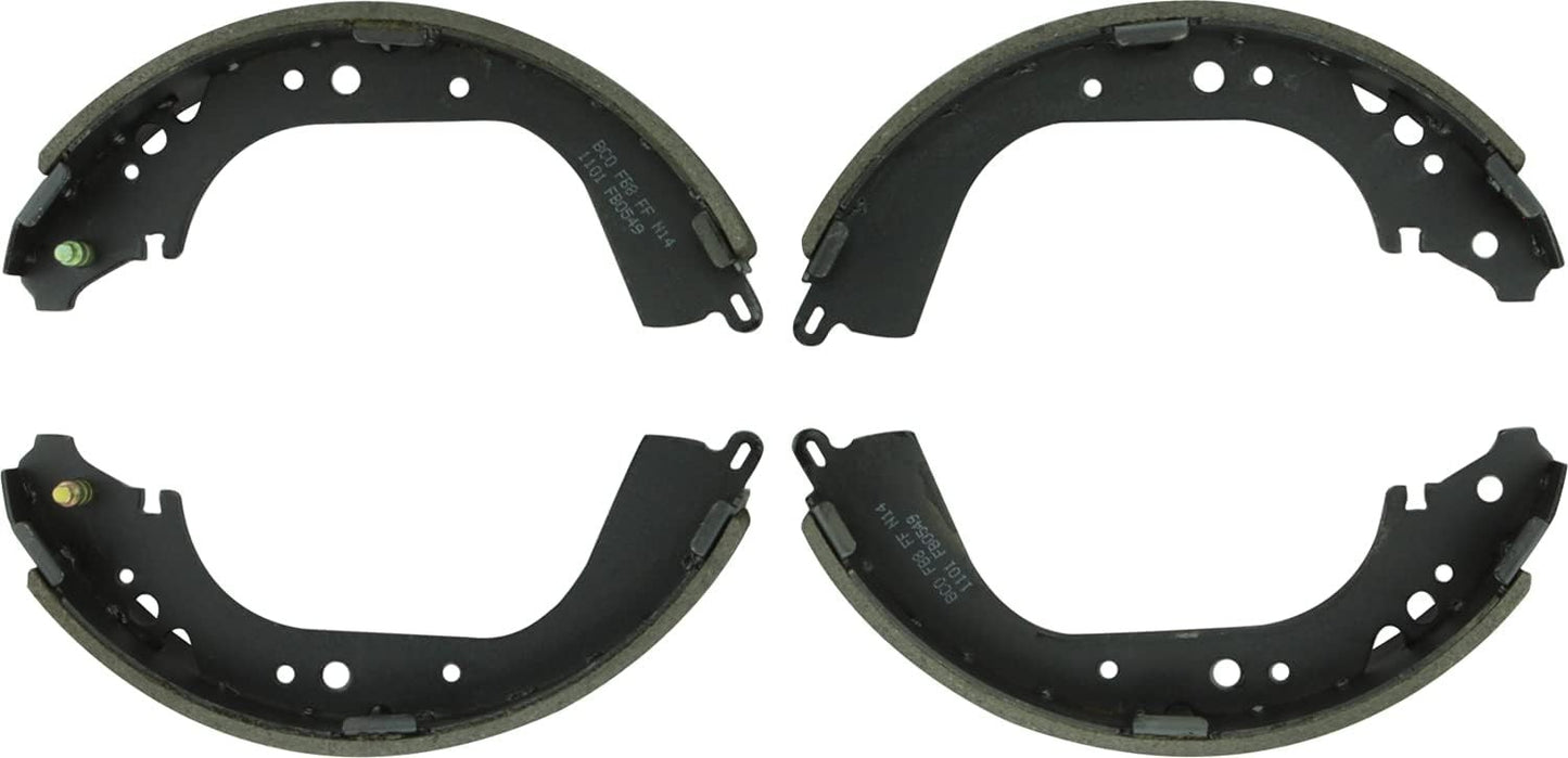BS549 Blue Drum Brake Shoe Set with Select Toyota Land Cruiser, T100; REAR