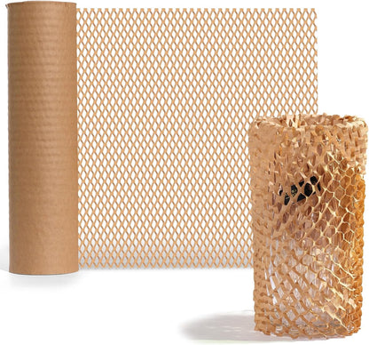 12×1200 Inch Honeycomb Packing Paper Roll, Eco-Friendly Substitute of Bubble