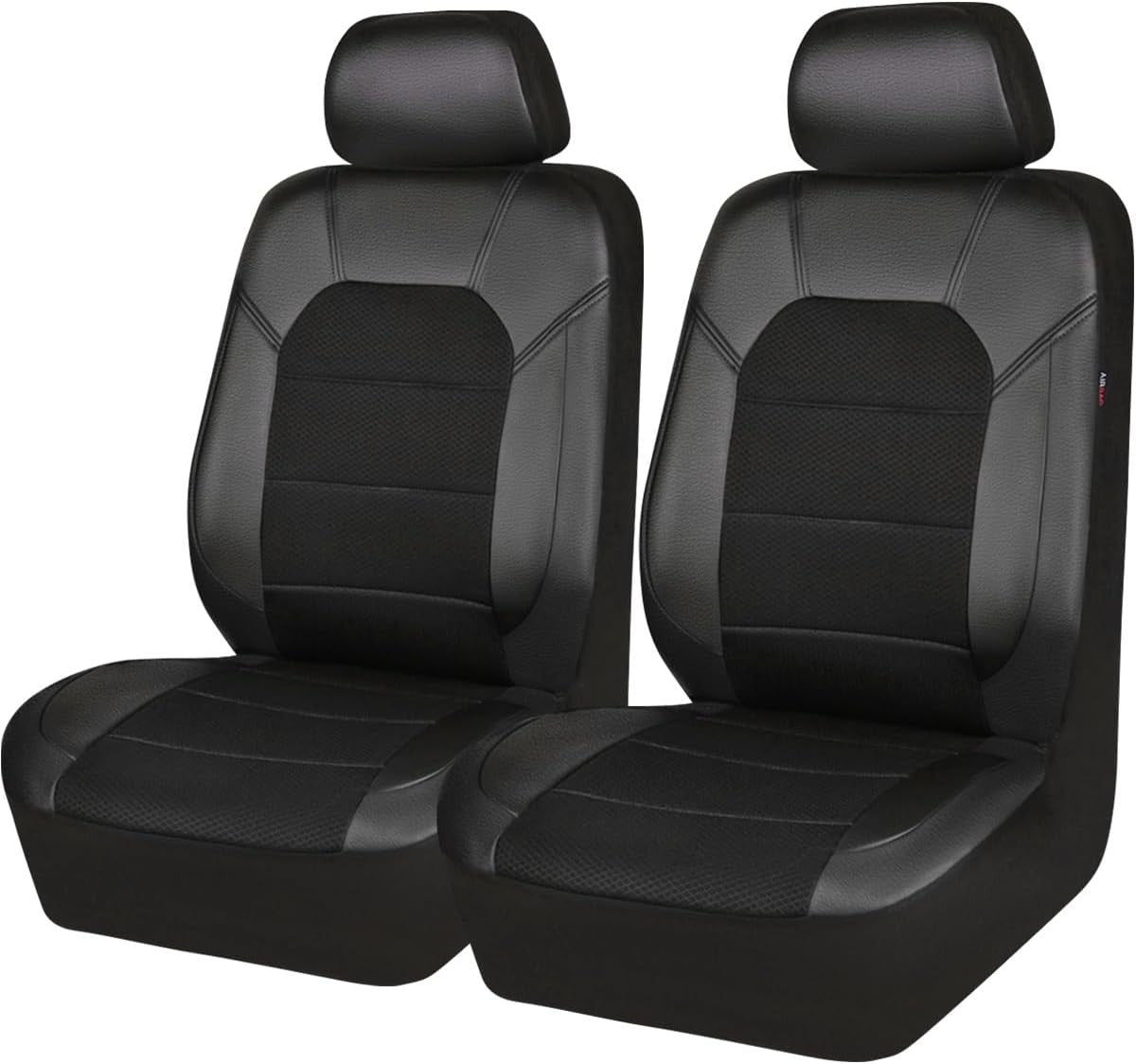 Universal Leather Two Front Seat Covers,Sport seat Covers fits Most Cars, SUVs