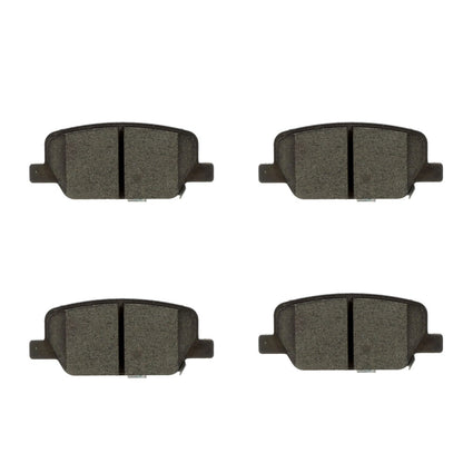 BE2199H Blue Ceramic Disc Brake Pad Set with Hardware Select Hyundai Palisade