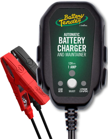 Junior 12V, 800mA Battery Charger and Maintainer for Lead Acid and Lithium
