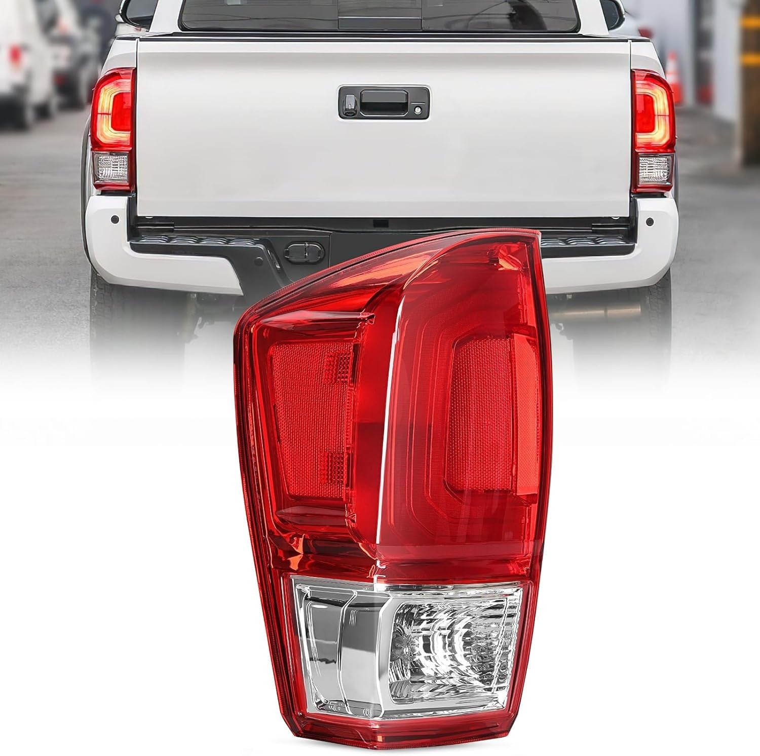 Taillight Assembly with 2016-2023 Toyota Tacoma Rear Lamp Replacement OE Style