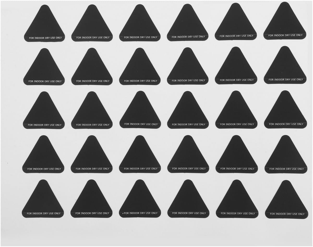 30Pcs Hot Warning Labels Thermochromic Stickers for Food Warming Lamps Kettles