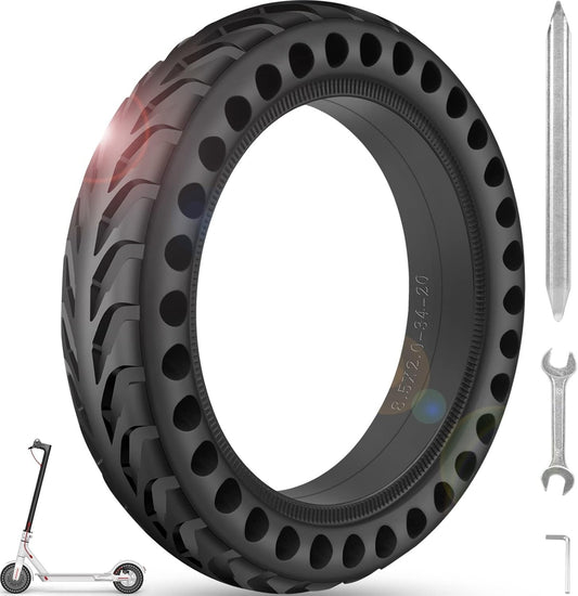50/75-6.1 Tubeless Solid Tires for Electric Scooter 8 1/2 x2 Tire for Gotrax GXL