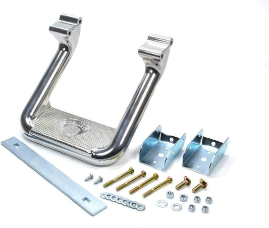 102522-1 Hoop II Truck Step | Non-Slip Pattern for Secure Footing | Multi-Mount