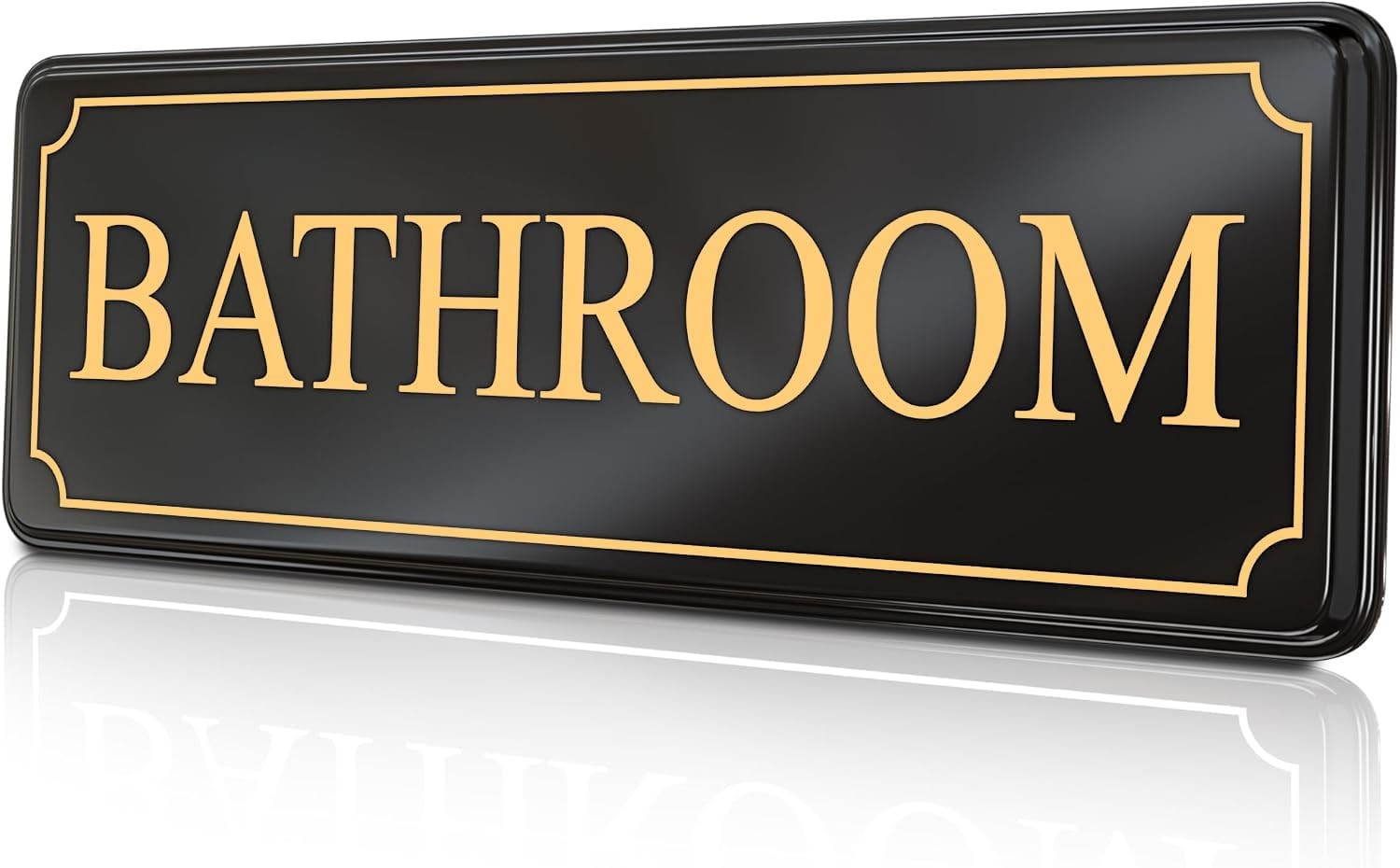 Bathroom Door Signs for Home Office and Business - Restroom Sign cute bathroom