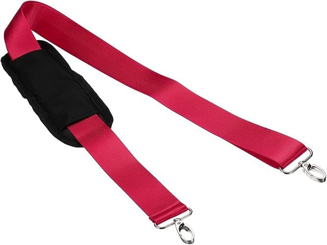 Shoulder Strap, Nylon Adjustable Replacement Strap with Anti-Slip Padded Metal