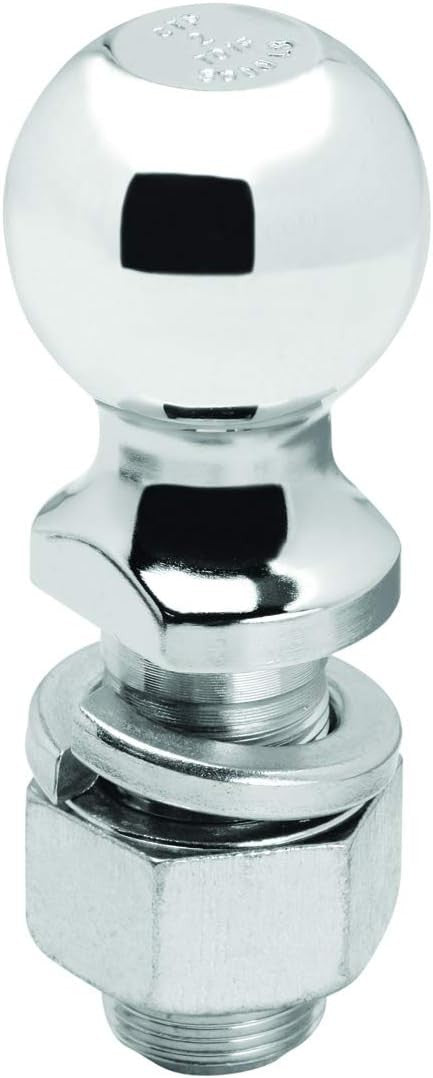 63830 Trailer Hitch Ball, 2 Inch Diameter, 8,000 lbs. Capacity, 1-1/4 Inch