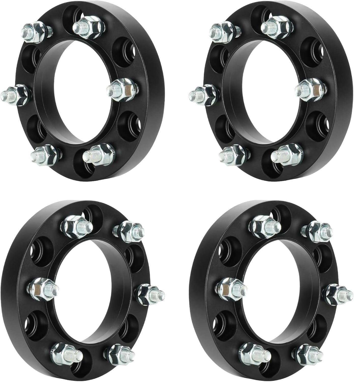 6x5.5 1" (25.4mm) Hubcentric Wheel Spacers 6 Lugs with 1996-2022 Toyota 4Runner,