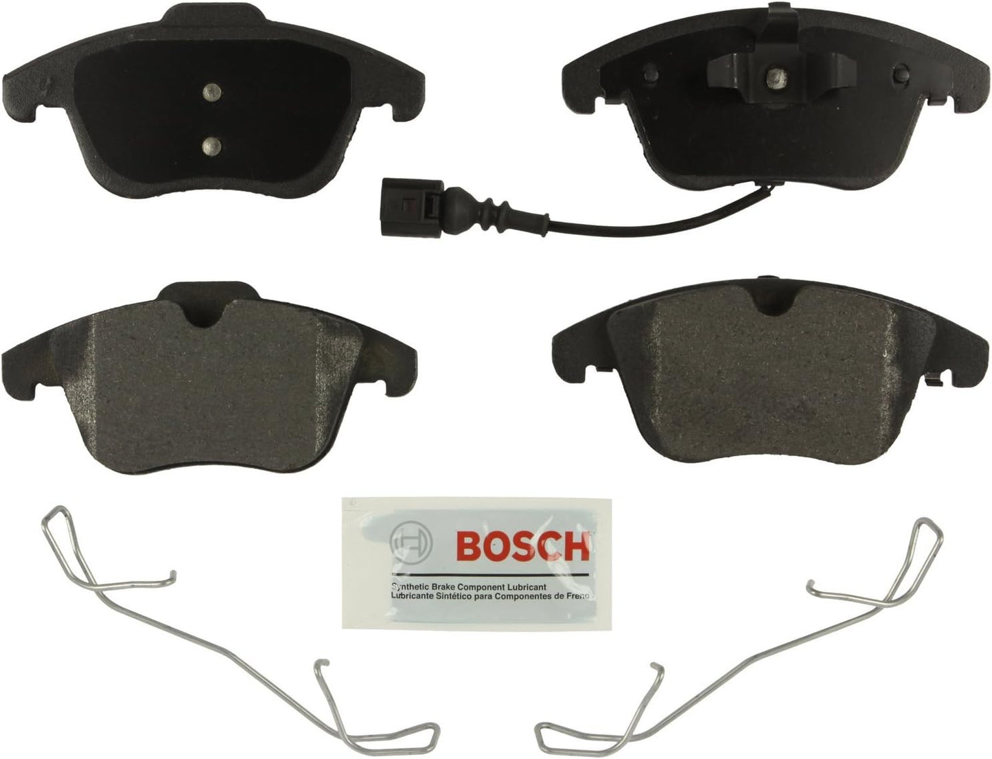 BE1375H Blue Semi-Metallic Disc Brake Pad Set With Hardware With Select Audi Q3
