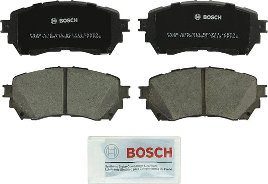 BC1711 QuietCast Premium Ceramic Disc Brake Pad Set with Select Mazda 6; FRONT