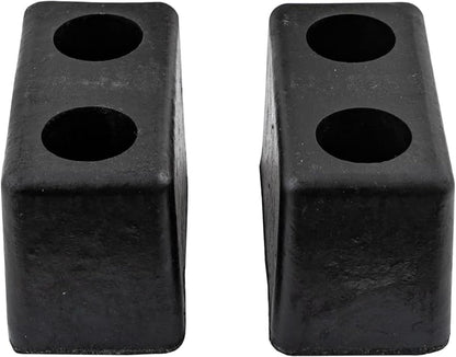 B5500 Molded Rubber Bumper Set, 3 x 3-1/2 x 6 Inch Tall Durable