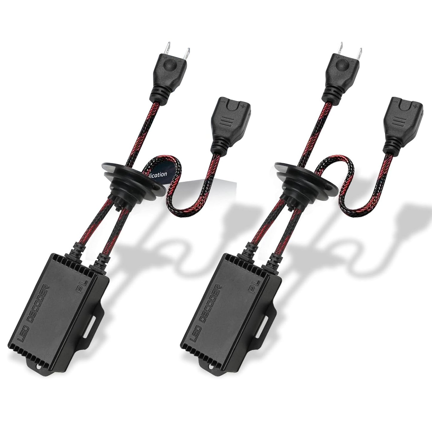 2PCS H7 LED Light Canbus Decoder: Anti Flicker Harness, Resistor Decoders Error