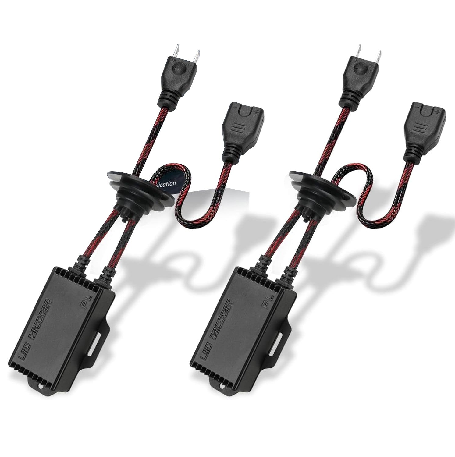 2PCS H7 LED Light Canbus Decoder: Anti Flicker Harness, Resistor Decoders Error