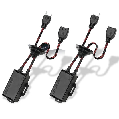2PCS H7 LED Light Canbus Decoder: Anti Flicker Harness, Resistor Decoders Error